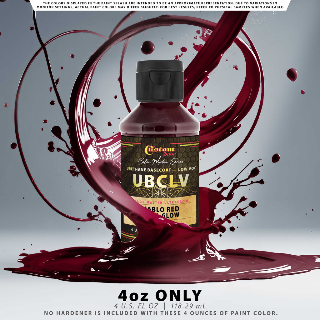 CMU Color Master Ultraglow - Diablo Red Ultra Glow - 4-Ounce Ready to Spray Bottle