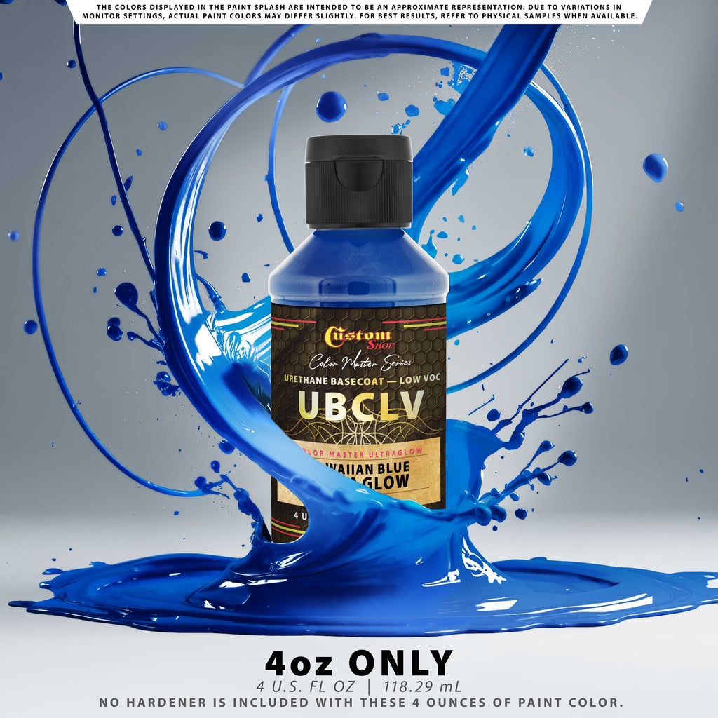 CMU Color Master Ultraglow - Hawaiian Blue Ultra Glow - 4-Ounce Ready to Spray Bottle