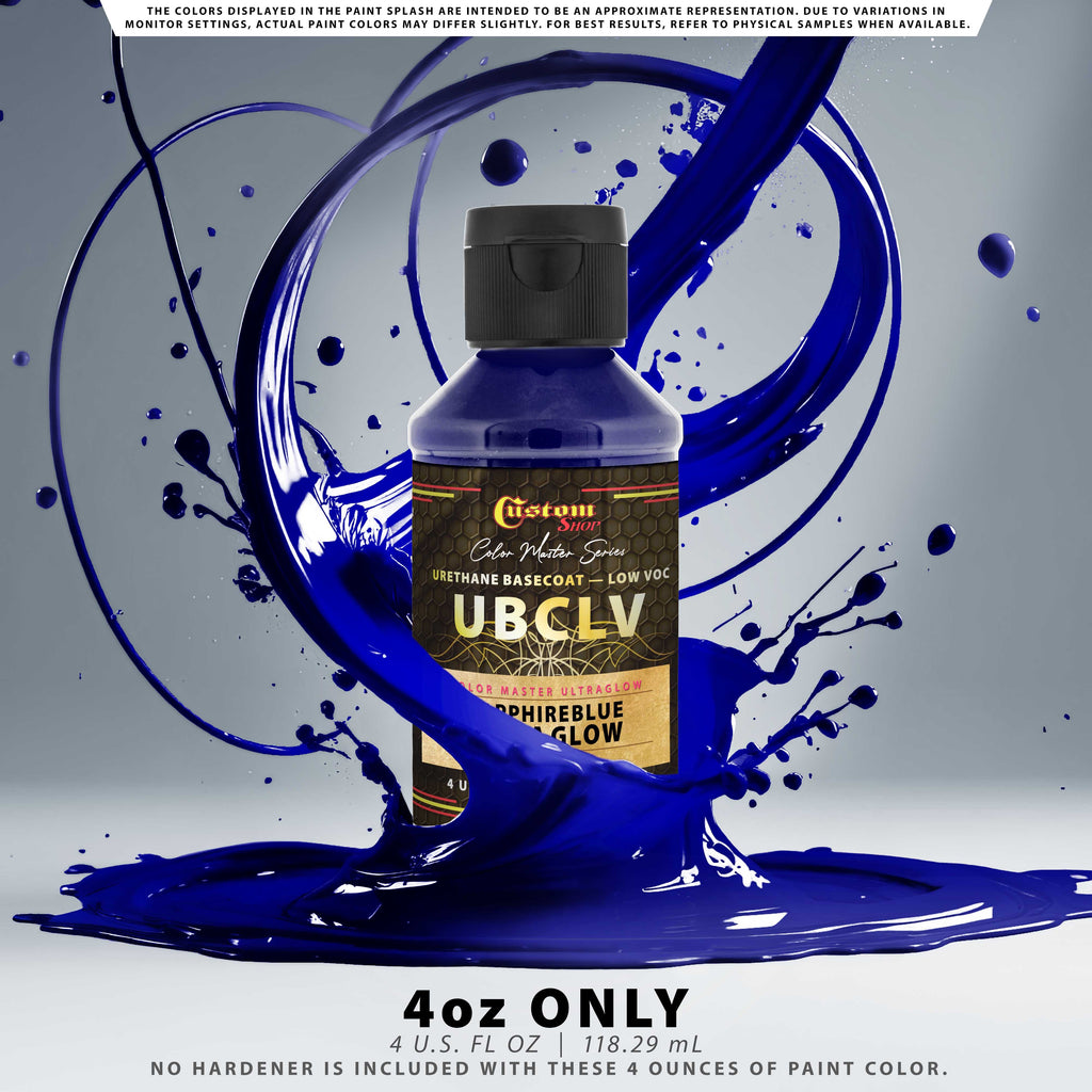 CMU Color Master Ultraglow - Sapphire Blue Ultra Glow - 4-Ounce Ready to Spray Bottle
