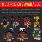 Hot Rod Red 1 Quart Urethane Spray-On Truck Bed Liner Kit - Easily Mix, Shake & Shoot - Professional Durable Textured Protective Coating