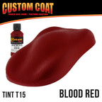 Blood Red 2 Quart (1/8 Quart) Urethane Spray-On Truck Bed Liner Kit - Easily Mix, Shake & Shoot - Durable Textured Protective Coating