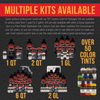 Bright White 2 Quart (1/8 Quart) Urethane Spray-On Truck Bed Liner Kit - Easily Mix, Shake & Shoot - Durable Textured Protective Coating