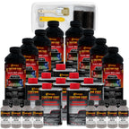 Mesa Gray 2 Gallon Urethane Roll-On, Brush-On or Spray-On Truck Bed Liner Kit with Roller and Brush Applicator Kit - Textured Protective Coating