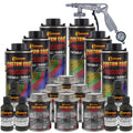 Federal Standard Color #34052 USMC Dark Olive Drab T71 Urethane Spray-On Truck Bed Liner, 1.5 Gallon Kit with Spray Gun & Regulator - Textured Coating