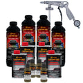 Federal Standard Color # Authentic WWII Olive Drab T73 Urethane Spray-On Truck Bed Liner, 1 Gallon Kit with Spray Gun and Regulator - Textured Coating
