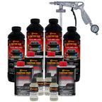 Federal Standard Color #34432 Gray Green T75 Urethane Spray-On Truck Bed Liner, 1 Gallon Kit with Spray Gun & Regulator - Textured Protective Coating