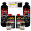 Federal Standard Color #33303 Khaki T76 Urethane Roll-On, Brush-On or Spray-On Truck Bed Liner, 2 Quart Kit with Roller Applicator Kit