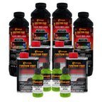 Lime Green 1 Gallon Urethane Spray-On Truck Bed Liner Kit -Easy Mixing, Just Shake, Shoot - Professional Durable Textured Protective Coating