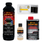Federal Standard Color #33446 Desert Tan T80 Urethane Roll-On, Brush-On or Spray-On Truck Bed Liner, 1 Quart Kit with Roller Applicator Kit