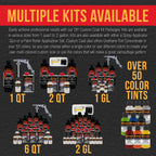 Federal Standard Color #33510 Sandstone T81 Urethane Roll-On, Brush-On or Spray-On Truck Bed Liner, 1.5 Gallon Kit with Roller Applicator Kit