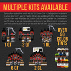 Federal Standard Color #30257 Earth Yellow T83 Urethane Roll-On, Brush-On or Spray-On Truck Bed Liner, 1 Quart Kit with Roller Applicator Kit