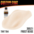 Federal Standard Color #36521 Frost Beige T84 Urethane Roll-On, Brush-On or Spray-On Truck Bed Liner, 1 Quart Kit with Roller Applicator Kit