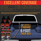 Federal Standard Color #35048 Navy Blue Urethane Spray-On Truck Bed Liner, 1 Gallon Kit, Spray Gun & Regulator - Durable Textured Protective Coating