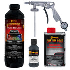 Federal Standard Color #36118 Battleship Dark Gray T89 Urethane Spray-On Truck Bed Liner, 1 Quart Kit with Spray Gun and Regulator - Textured Coating