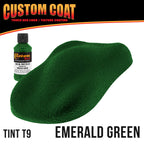 Emerald Green 2 Quart (1/8 Quart) Urethane Spray-On Truck Bed Liner Kit - Easily Mix, Shake & Shoot - Durable Textured Protective Coating