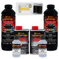 Federal Standard Color #36375 Light Gray T9 Urethane Roll-On, Brush-On or Spray-On Truck Bed Liner, 2 Quart Kit with Roller Applicator Kit