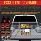 Federal Standard Color #36300 Aircraft Gray T92 Urethane Spray-On Truck Bed Liner, 2 Quart Kit, Spray Gun & Regulator - Textured Protective Coating