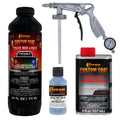 Federal Standard Color #35177 Camo Medium Blue T94 Urethane Spray-On Truck Bed Liner, 1 Quart Kit, Spray Gun & Regulator - Textured Protective Coating
