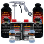 Federal Standard Color #35177 Camo Medium Blue T94 Urethane Spray-On Truck Bed Liner, 2 Quart Kit, Spray Gun & Regulator - Textured Protective Coating