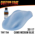 Federal Standard Color #35177 Camo Medium Blue T94 Urethane Roll-On, Brush-On or Spray-On Truck Bed Liner, 2 Quart Kit with Roller Applicator Kit