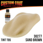 Federal Standard Color #30277 Sand Brown T95 Urethane Spray-On Truck Bed Liner, 1 Gallon Kit with Spray Gun & Regulator - Textured Protective Coating