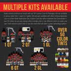 Federal Standard Color #30277 Sand Brown T95 Urethane Spray-On Truck Bed Liner, 1 Gallon Kit with Spray Gun & Regulator - Textured Protective Coating