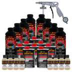 Federal Standard Color #30277 Sand Brown T95 Urethane Spray-On Truck Bed Liner, 2 Gallon Kit with Spray Gun and Regulator