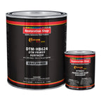 Gray DTM High Build Urethane Primer Surfacer (Direct to Metal) 2.1 VOC, 1-1/4 Quart Kit - Fast Dry High-Performance Primer - Automotive and