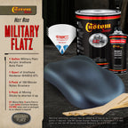 Military Flatz 595-25045 Insignia Blue - 2K Urethane Flat Automotive Paint - Gallon Kit