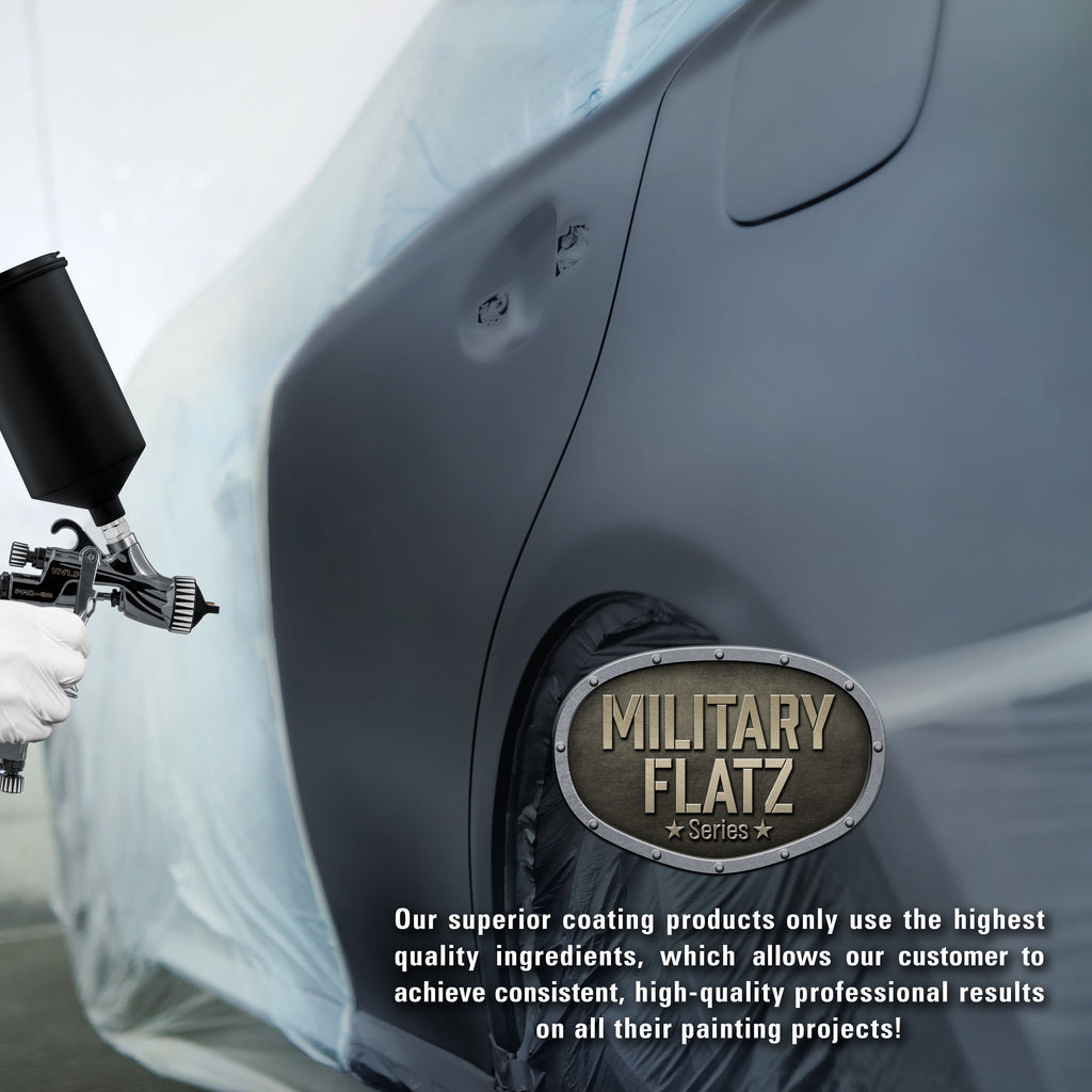 Military Flatz 595-25045 Insignia Blue - 2K Urethane Flat Automotive Paint - Gallon Kit
