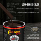 Military Flatz 595-30051 Camo Brown - 2K Urethane Flat Automotive Paint - Quart Kit