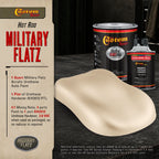 Military Flatz 595-33510 Sandstone - 2K Urethane Flat Automotive Paint - Quart Kit