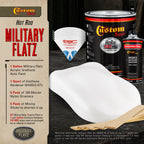 Military Flatz 595-37925 White - 2K Urethane Flat Automotive Paint - Gallon - Kit