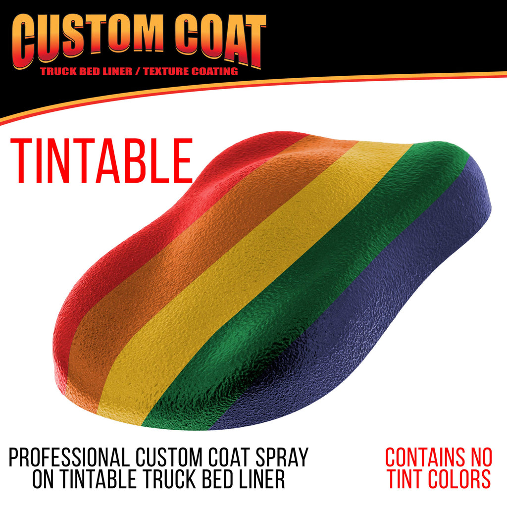 Tintable Base Only 1 Gallon Urethane Roll-On, Brush-On or Spray-On Truck Bed Liner Kit with Roller and Brush Applicator Kit, 3:1 Mix Ratio