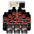 Tintable Base Only 1.5 Gallon (6 Quart) Urethane Roll-On, Brush-On or Spray-On Truck Bed Liner Kit, Roller and Brush Applicator Kit - Textured Coating