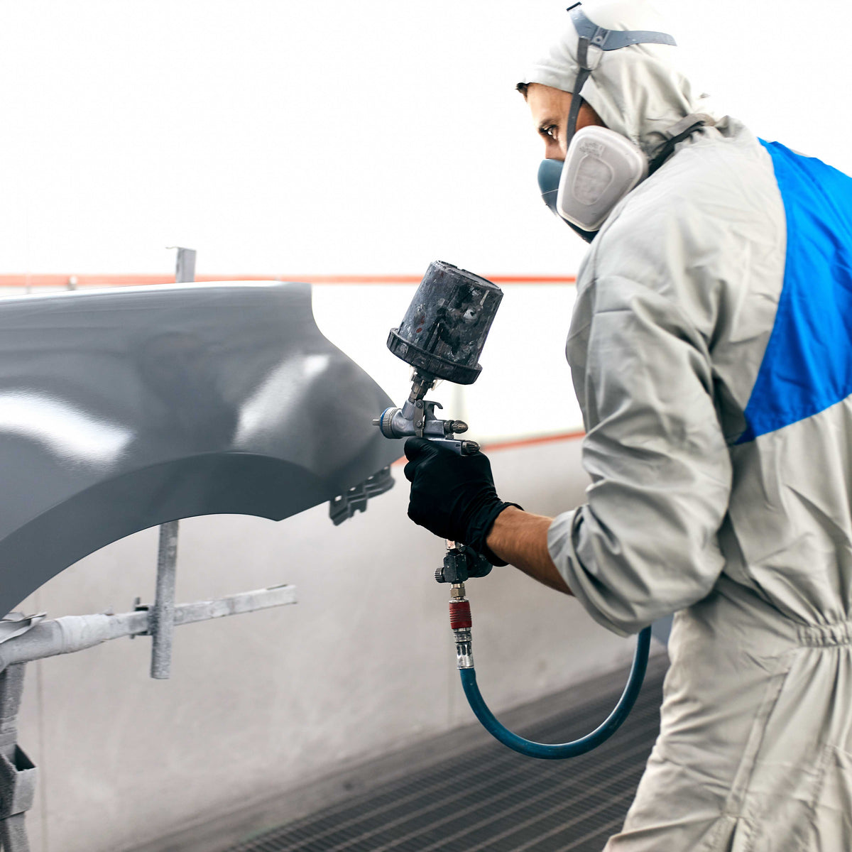 High Build Acrylic Lacquer Primer Surfacer, 1 Gallon - Fast Filling, Drying, Easy Sanding, Excellent Adhesion - Apply Over Metal Steel, Body Filler