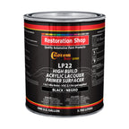 Premium High Build Black Acrylic Lacquer Primer Surfacer, 1 Gallon - Fast Filling, Drying, Easy Sanding, Excellent Adhesion, Apply Over Metal Steel