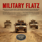 Military Flatz 595-25045 Insignia Blue - 2K Urethane Flat Automotive Paint - 2K Aerosol