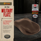 Military Flatz 595-30051 Camo Brown - 2K Urethane Flat Automotive Paint - 2K Aerosol