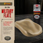 Military Flatz 595-33303 Khaki - 2K Urethane Flat Automotive Paint - 2K Aerosol