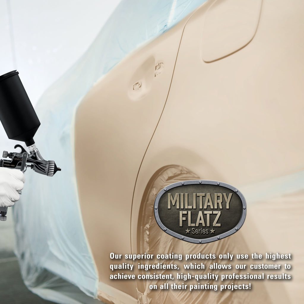 Military Flatz 595-33510 Sandstone - 2K Urethane Flat Automotive Paint - 2K Aerosol