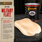 Military Flatz 595-33690 Field Tan - 2K Urethane Flat Automotive Paint - Gallon