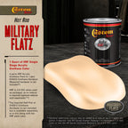 Military Flatz 595-33690 Field Tan - 2K Urethane Flat Automotive Paint - Quart