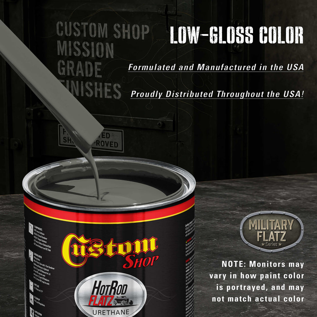 Military Flatz 595-34052 USMC Dark Olive - 2K Urethane Flat Automotive Paint - 2K Aerosol