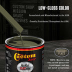 Military Flatz 595-34094 Olive Drab - 2K Urethane Flat Automotive Paint - 2K Aerosol