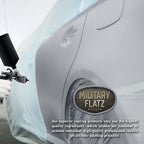 Military Flatz 595-36300 Aircraft Gray - 2K Urethane Flat Automotive Paint - Gallon