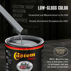 Military Flatz 595-36300 Aircraft Gray - 2K Urethane Flat Automotive Paint - Quart