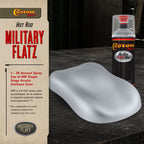 Military Flatz 595-36300 Aircraft Gray - 2K Urethane Flat Automotive Paint - 2K Aerosol