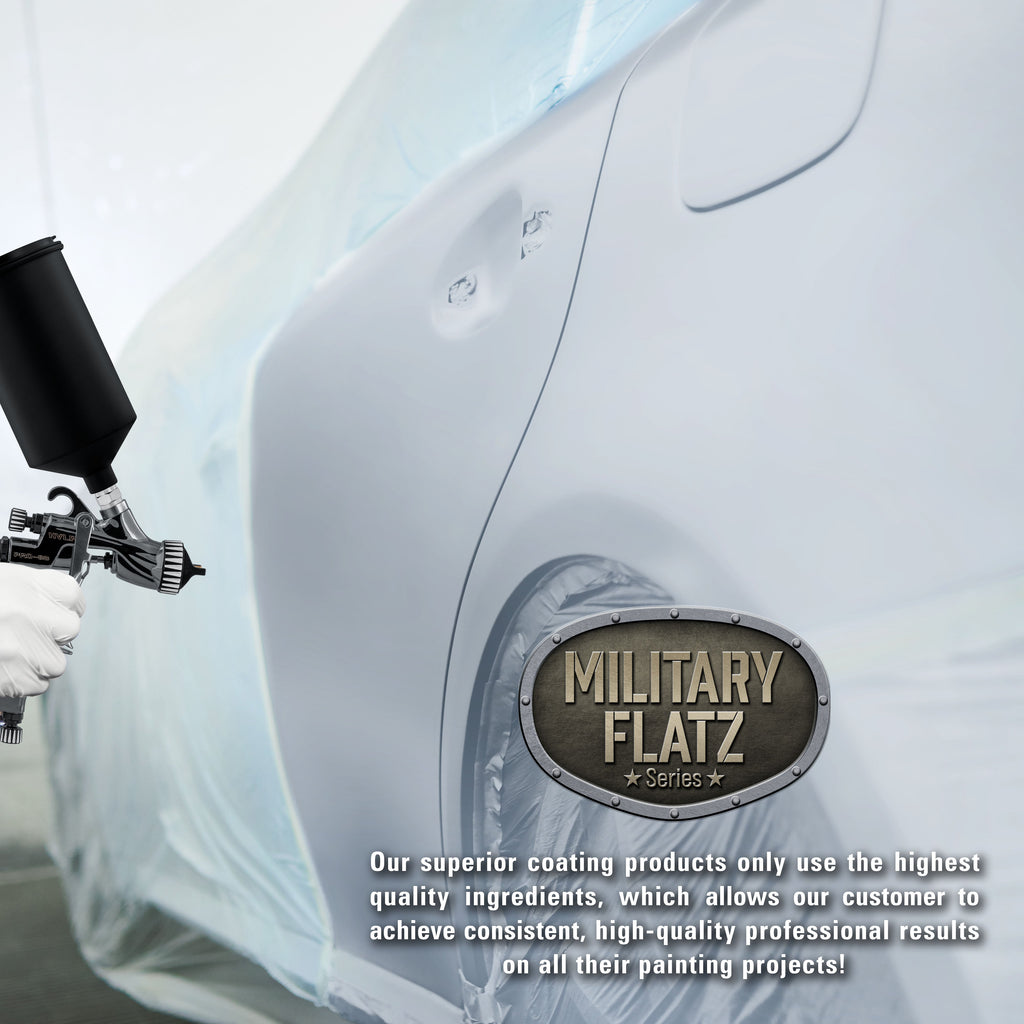 Military Flatz 595-36375 Light Gray - 2K Urethane Flat Automotive Paint - Gallon
