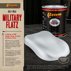 Military Flatz 595-36473 Air Force Gray - 2K Urethane Flat Automotive Paint - Gallon